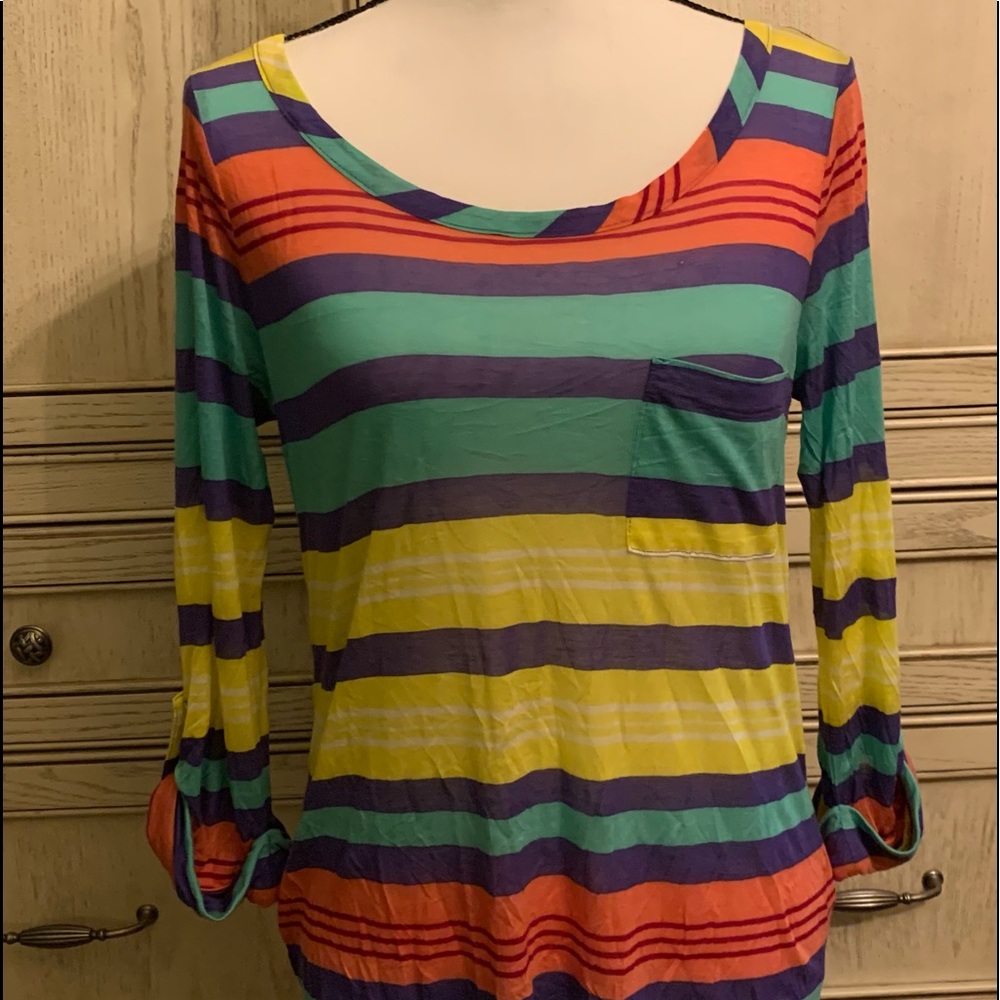 Splendid Striped Top -med